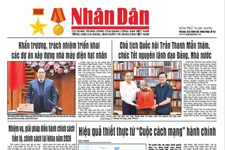Báo Nhân Dân số 25659 