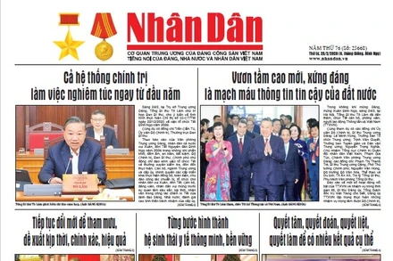 Báo Nhân Dân số 25668 