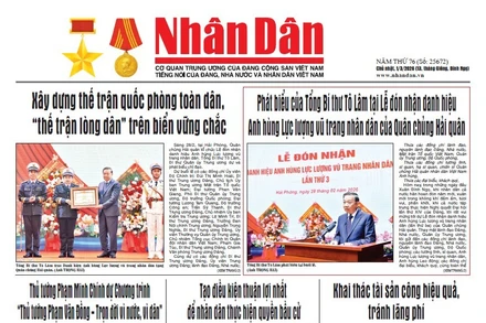 Báo Nhân Dân số 25672