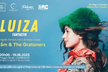 Nữ nghệ sĩ Luiza với phong cách electro-pop tropical đầy màu sắc sẽ có buổi trình diễn bùng nổ tại Hà Nội.