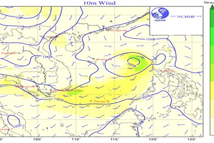 Bản đồ dự báo.