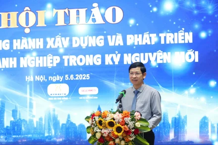 Thứ trưởng Văn hóa, Thể thao và Du lịch Hồ An Phong phát biểu tại sự kiện. (Ảnh: TRẦN HUẤN)