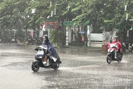 Dự báo Hà Nội chiều tối và đêm có mưa rào và dông vài nơi. (Ảnh minh họa: Đ.T)