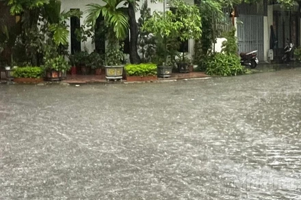 Mưa lớn có nguy cơ gây lũ lụt. (Ảnh minh họa: Đ.T)