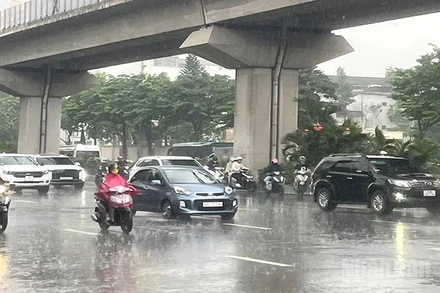 Dự báo khu vực Bắc Bộ có mưa rào. (Ảnh minh họa: Đ.T)