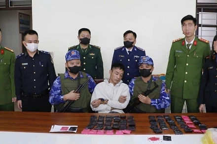 Đối tượng Nguyễn Tiến Dũng bị bắt giữ.