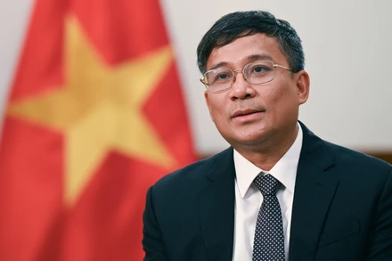 Ủy viên dự khuyết Trung ương Đảng, Thứ trưởng Thường trực Ngoại giao Nguyễn Minh Vũ. (Ảnh: BỘ NGOẠI GIAO).