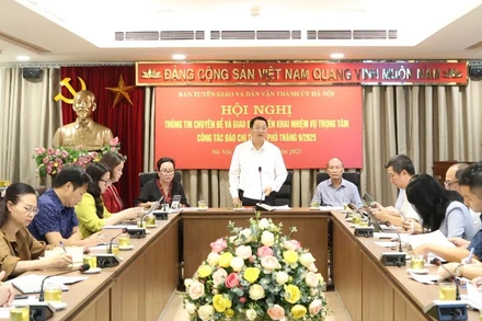 Ban Tuyên giáo Thành uỷ Hà Nội thông báo những nội dung quan trọng của Đại hội Thi đua yêu nước thành phố.