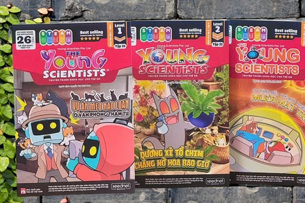 Ấn phẩm The Young Scientists (Nhà khoa học trẻ) đã có bản tiếng Việt phát hành tại Việt Nam.