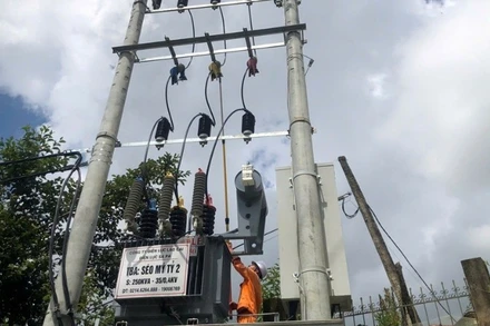 Trạm biến áp Séo Mý Tỷ 2 có công suất 250kVA-35/0.4kV.