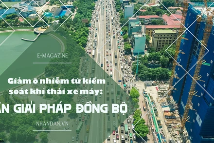 Giảm ô nhiễm từ kiểm soát khí thải xe máy: Cần giải pháp đồng bộ