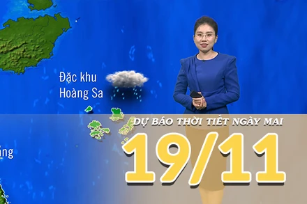 [Video] Dự báo thời tiết đêm nay và ngày mai 19/11/2025: Không khí lạnh tăng cường