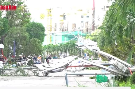 [Video] Hơn 1,6 triệu hộ dân mất điện do bão Kalmaegi