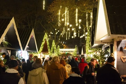 Người dân thăm hội chợ Giáng sinh ở Dingolfing, Đức. (Ảnh: X)