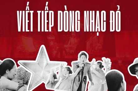 Viết tiếp dòng "nhạc Đỏ"