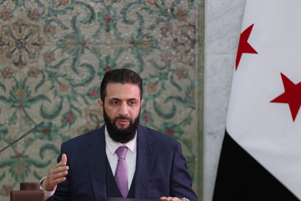 Tổng thống lâm thời Syria Ahmed al-Sharaa. (Ảnh tư liệu: AA/TTXVN)