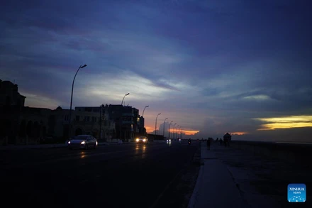 Cuba hứng chịu tình trạng thiếu điện trên diện rộng (Ảnh: Xinhua)