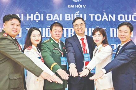 Các đại biểu thuộc nhiều đơn vị khác nhau dự Đại hội Hội Thầy thuốc trẻ toàn quốc lần thứ năm, nhiệm kỳ 2025-2030.