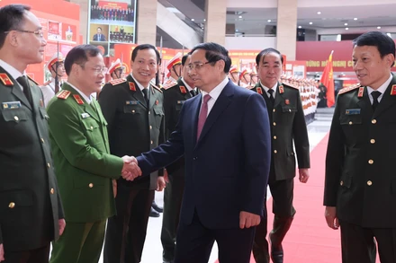 [Ảnh] Thủ tướng Phạm Minh Chính dự Hội nghị Công an toàn quốc lần thứ 81