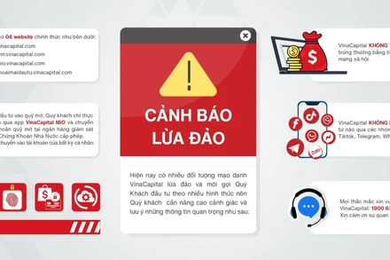 Cảnh báo lừa đảo mạo danh VinaCapital để kêu gọi đầu tư