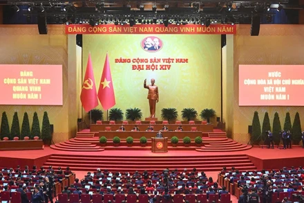 Toàn cảnh phiên họp trù bị Đại hội đại biểu toàn quốc lần thứ XIV của Đảng. (Ảnh: DUY LINH)