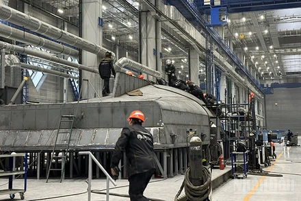 Xưởng đóng tàu Moskva chế tạo những con tàu điện chạy nước hiện đại nhất cho thủ đô và các vùng khác của Nga.