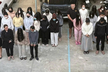 Cơ quan điều tra triệu tập nhiều đối tượng liên quan đến 2 tụ điểm này. (Ảnh: Công an cung cấp)