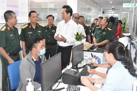 Khu Trung tâm tiêm chủng vaccine của Bệnh viện Quân y 120.