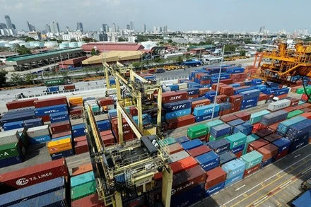 Xuất khẩu hàng hóa là điểm sáng kinh tế 2025. (Ảnh: PV)