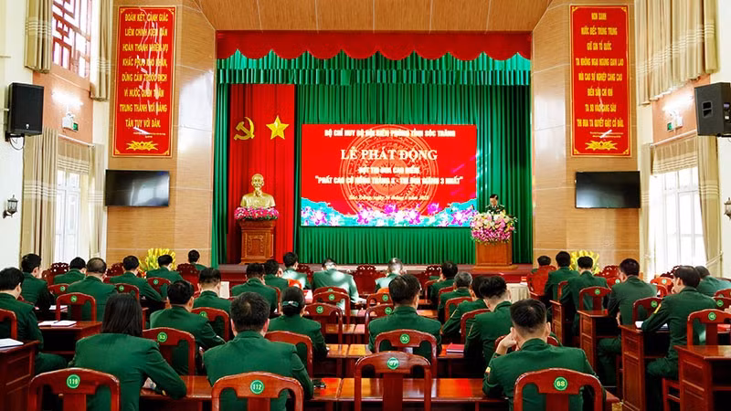 Quang cảnh buổi lễ.