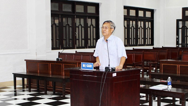 Bị cáo Võ Thanh Nhàn, nguyên Chủ tịch Ủy ban nhân dân thành phố Sóc Trăng.
