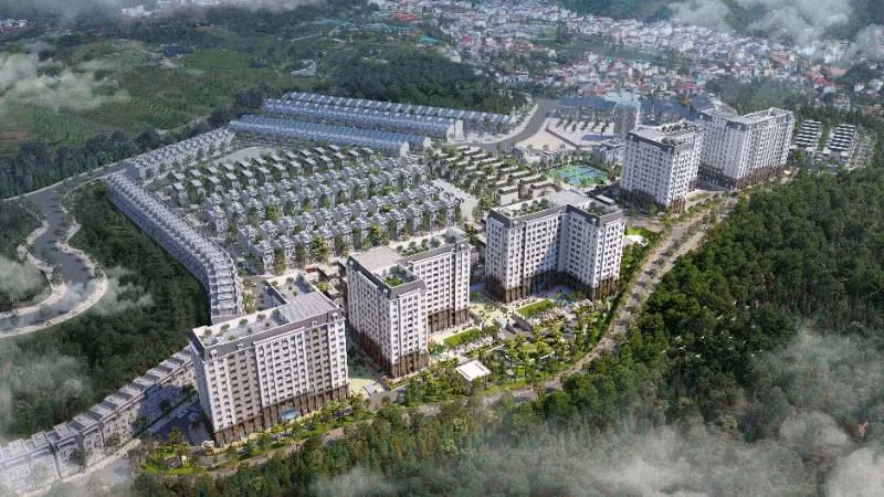 Dự án Nhà ở xã hội Khu dự phòng Tây Bắc, phường Sa Pa (Lào Cai).