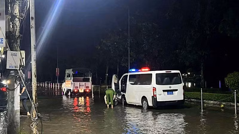 Hiện trường vụ tai nạn điện giật khiến 2 thiếu niên tử vong.