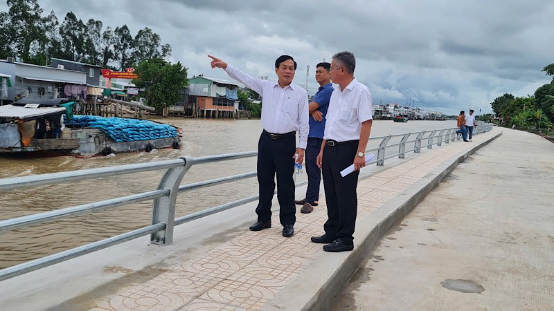 Một đoạn kè sông Cái Sắn (huyện Vĩnh Thạnh) hoàn thành góp phần phòng, chống sạt lở bờ sông. img-2025-06-12-161924.jpg