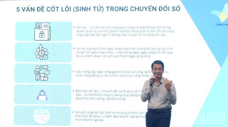 Ông Phan Anh Linh - Giám đốc Trung tâm Chuyển đổi số và Công nghệ Xuất Bản Hội Xuất bản Việt Nam, Chủ tịch Hội đồng quản trị - Tổng Giám đốc Tổng công ty V&V. ndo_br_z6734318602217-7054197bbd416e43995aae5b5f9f5f05.jpg