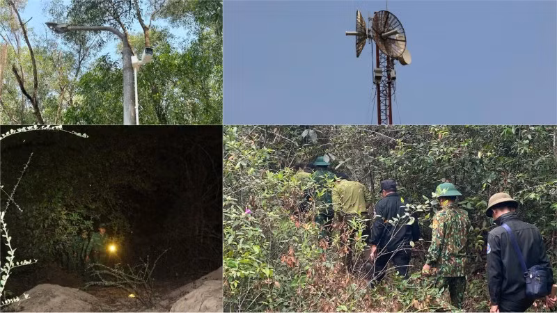 Ứng dụng công nghệ như camera AI và flycam đã hỗ trợ giám sát, cảnh báo sớm nguy cơ cháy rừng Lò Gò-Xa Mát.