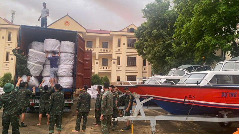 Cục Dự trữ Nhà nước hỗ trợ các tỉnh phòng chống, khắc phục hậu quả thiên tai.