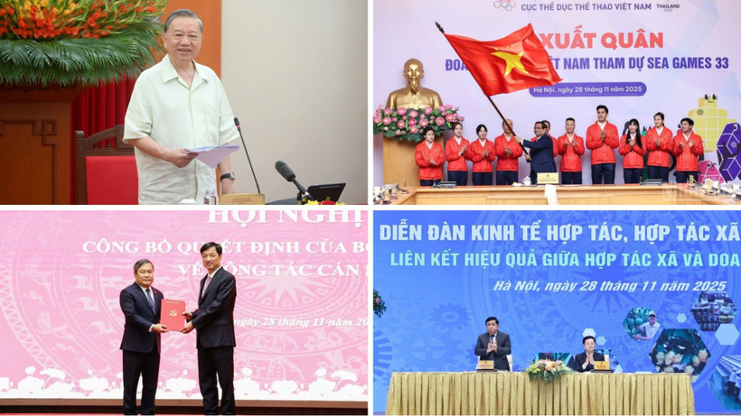 Tin nổi bật ngày 28/11: Kết luận của Tổng Bí thư về chăm sóc và bảo vệ trẻ em có hoàn cảnh đặc biệt; Bộ Chính trị, Ban Bí thư ban hành Kết luận về hoạt động bộ máy hệ thống chính trị và chính quyền địa phương 2 cấp; Đoàn Thể thao Việt Nam xuất quân tham dự SEA Games 33