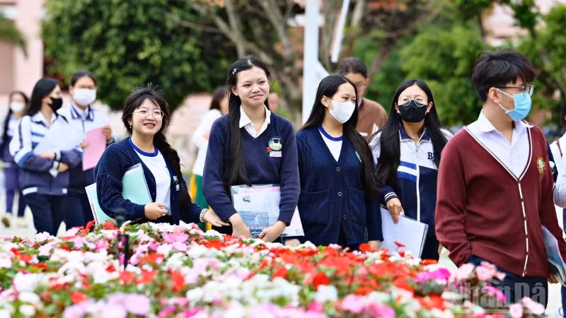 Học sinh Lâm Đồng khi bước vào kỳ thi tốt nghiệp trung học phổ thông năm 2025.