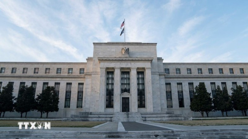 Trụ sở Cục Dự trữ Liên bang Mỹ (Fed) tại Washington, D.C. (Ảnh: THX/TTXVN)