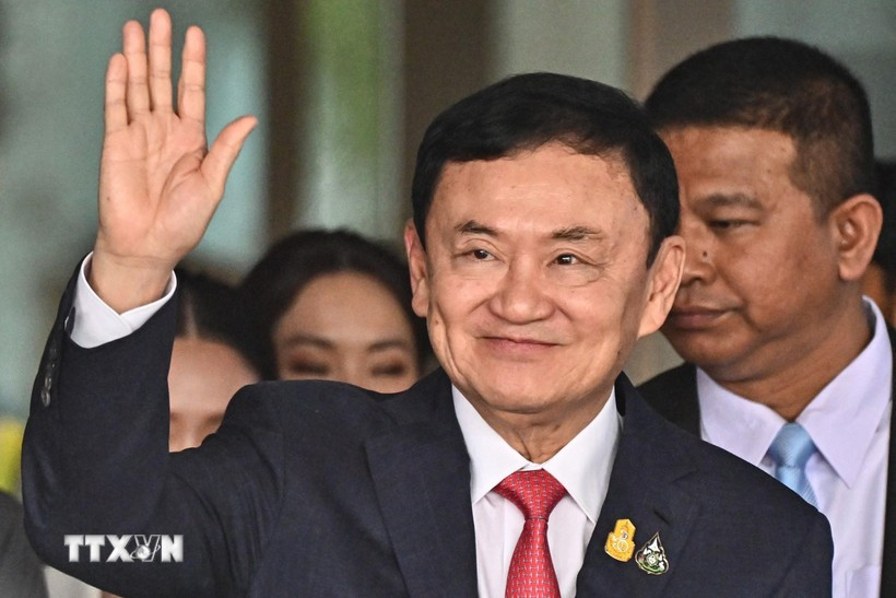 Cựu Thủ tướng Thái Lan Thaksin Shinawatra. (Ảnh:TTXVN)