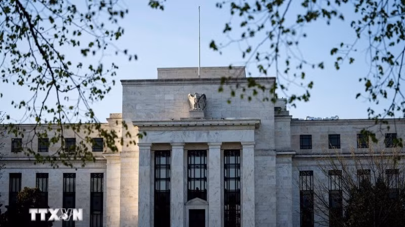 Trụ sở Cục Dự trữ Liên bang Mỹ (Fed) ở Washington, D.C. (Ảnh: THX/TTXVN)