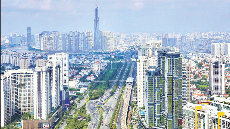 Thành phố Hồ Chí Minh ngày càng văn minh, hiện đại. (Ảnh HOÀNG TRIỀU)