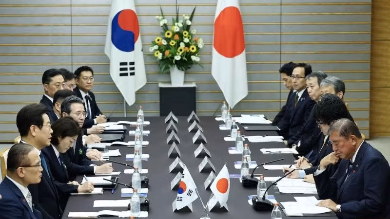 Hội đàm cấp cao Nhật Bản-Hàn Quốc tại Tokyo.