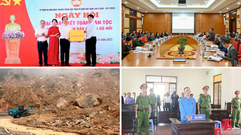 Tin nổi bật ngày 18/11: Chủ tịch nước Lương Cường dự Ngày hội Đại đoàn kết toàn dân và thăm hỏi bà con vùng lũ tại Đà Nẵng; khẩn trương khắc phục hậu quả lũ lụt, sạt lở đất tại các tỉnh miền trung