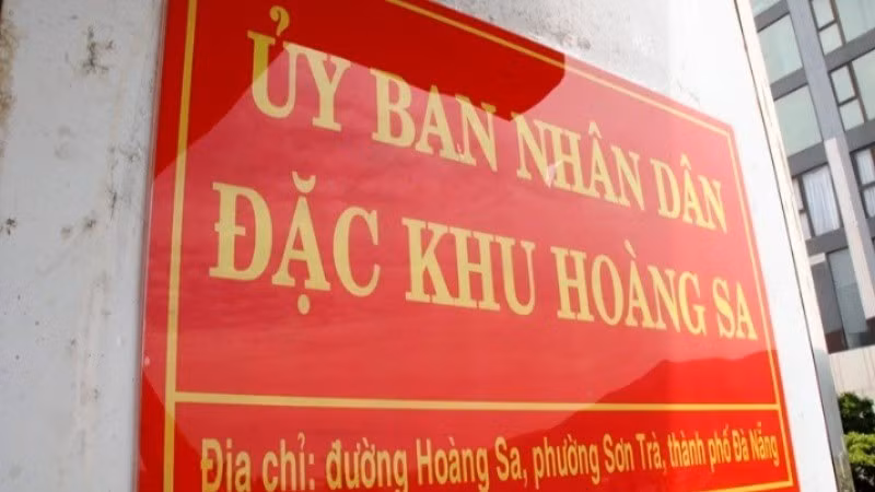 Ủy ban nhân dân Đặc khu Hoàng Sa đặt trụ sở tại Nhà trưng bày Hoàng Sa, thành phố Đà Nẵng. (Ảnh: ANH ĐÀO)