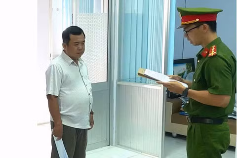 Bị can Nhan Thanh Liêm. (Ảnh: Cổng TTĐT Công an An Giang).