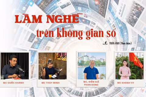 Làm nghề trên không gian số