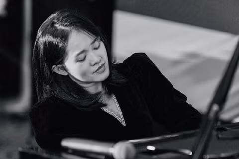 Nghệ sĩ piano Trang Trịnh. 