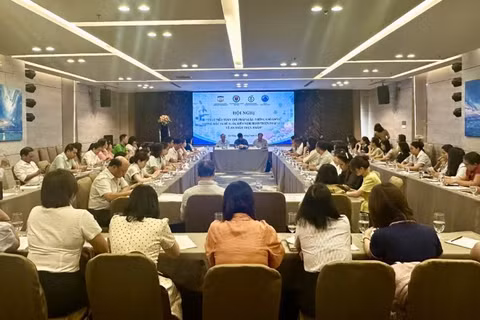 Quang cảnh hội nghị. (Ảnh. N.H)